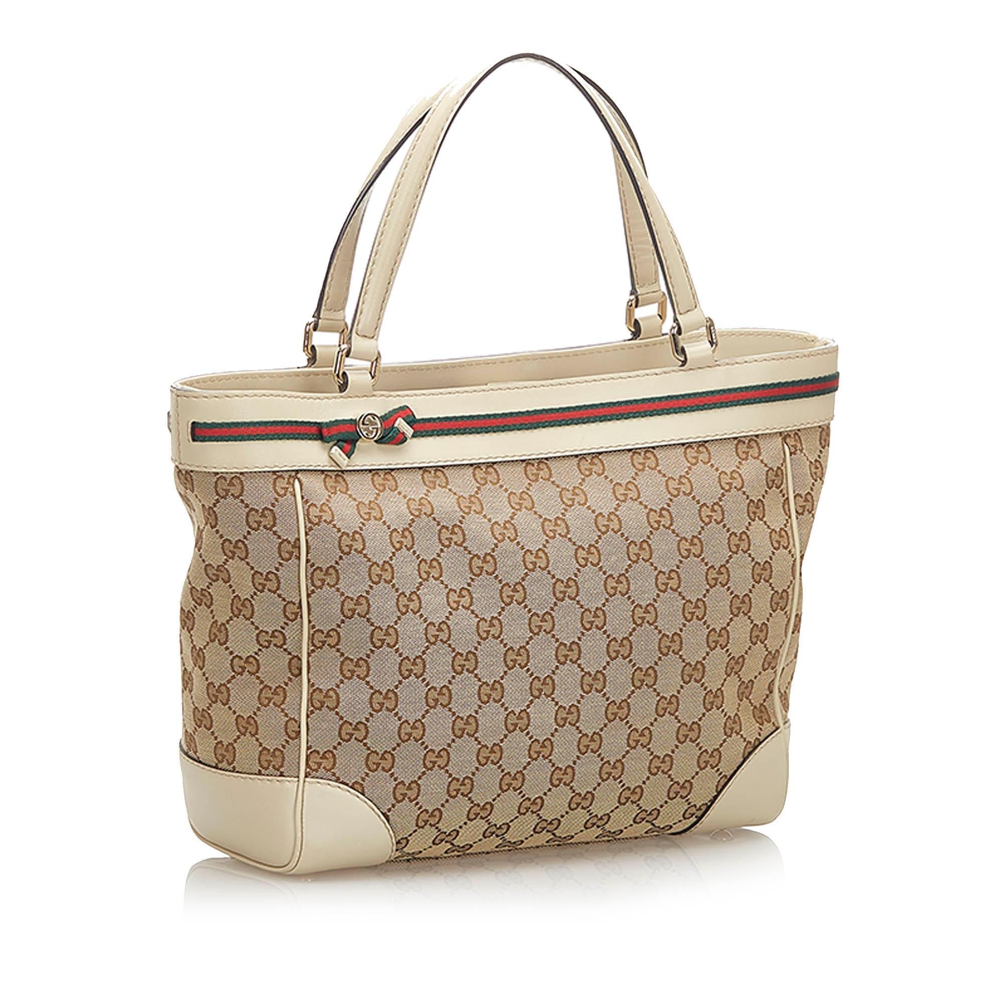 Gucci GG Canvas Tote Bag (SHG-18758)