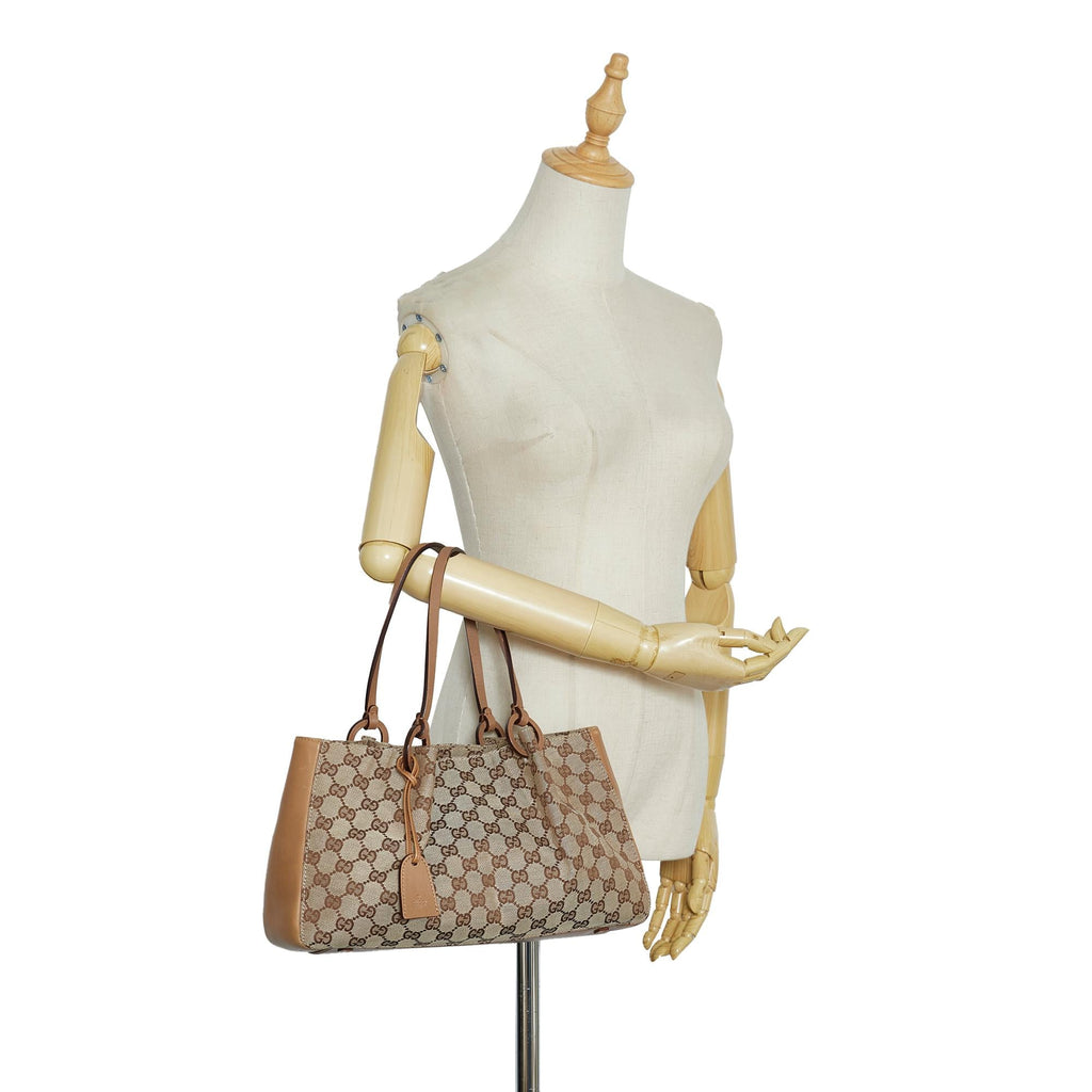 Gucci GG Canvas Tote Bag (SHG-Wk2ddv)