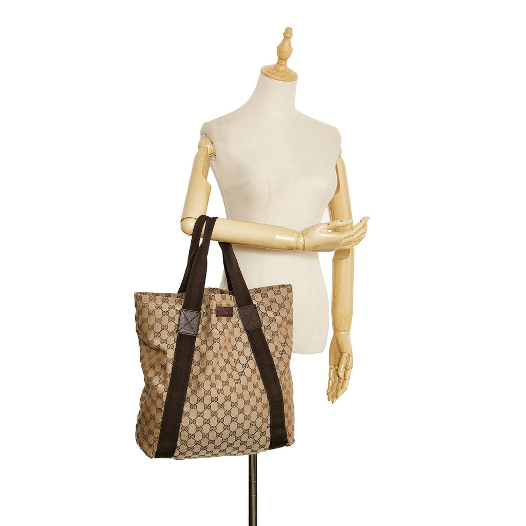 Gucci GG Canvas Tote (SHG-hp6jRB)