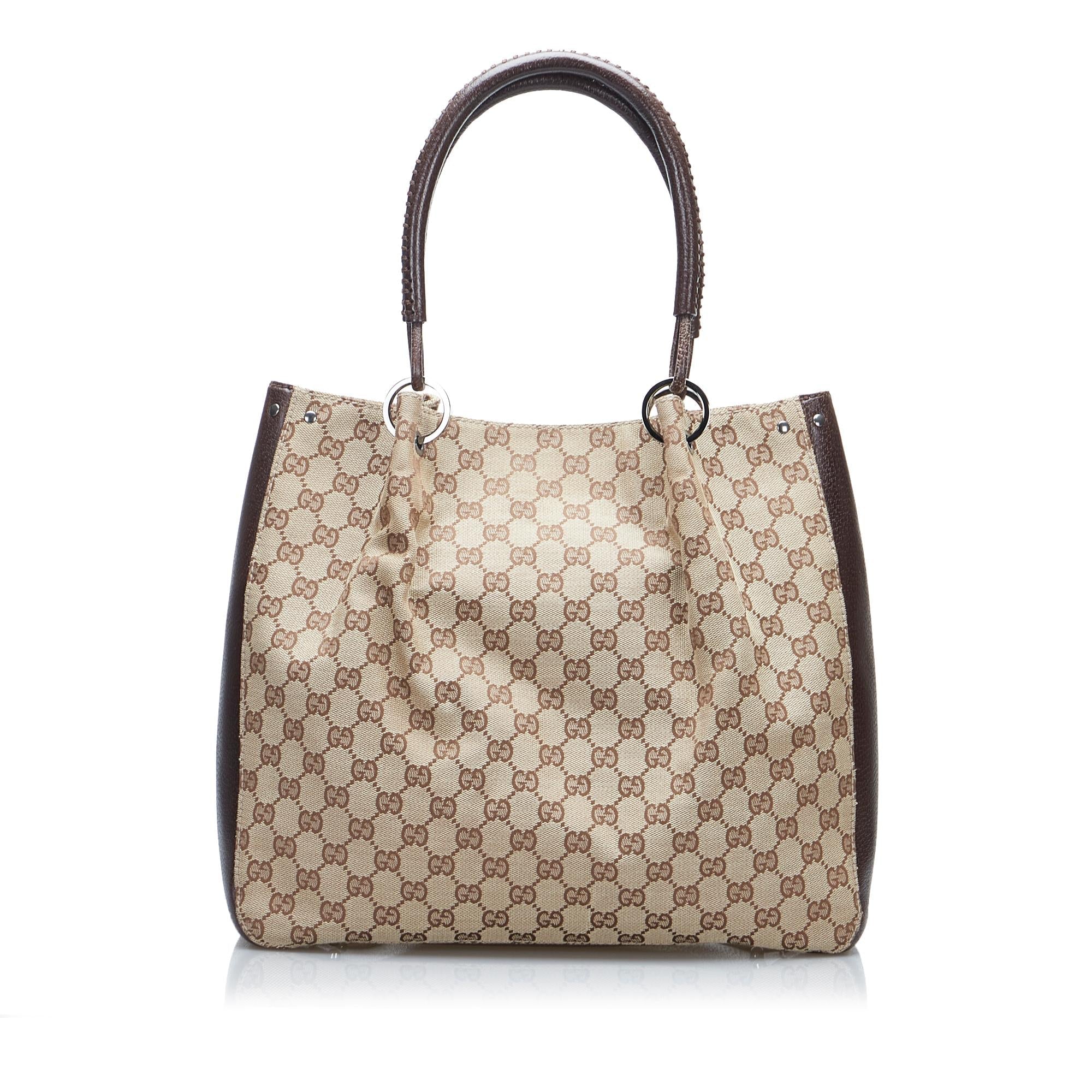 Gucci GG Canvas Tote (SHG-vyBNdT)