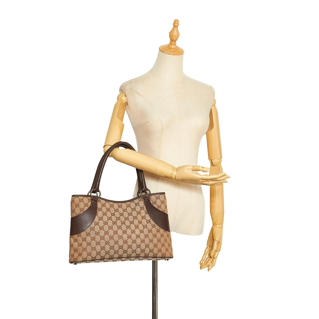 Gucci GG Canvas Tote (SHG-v3pAeS)