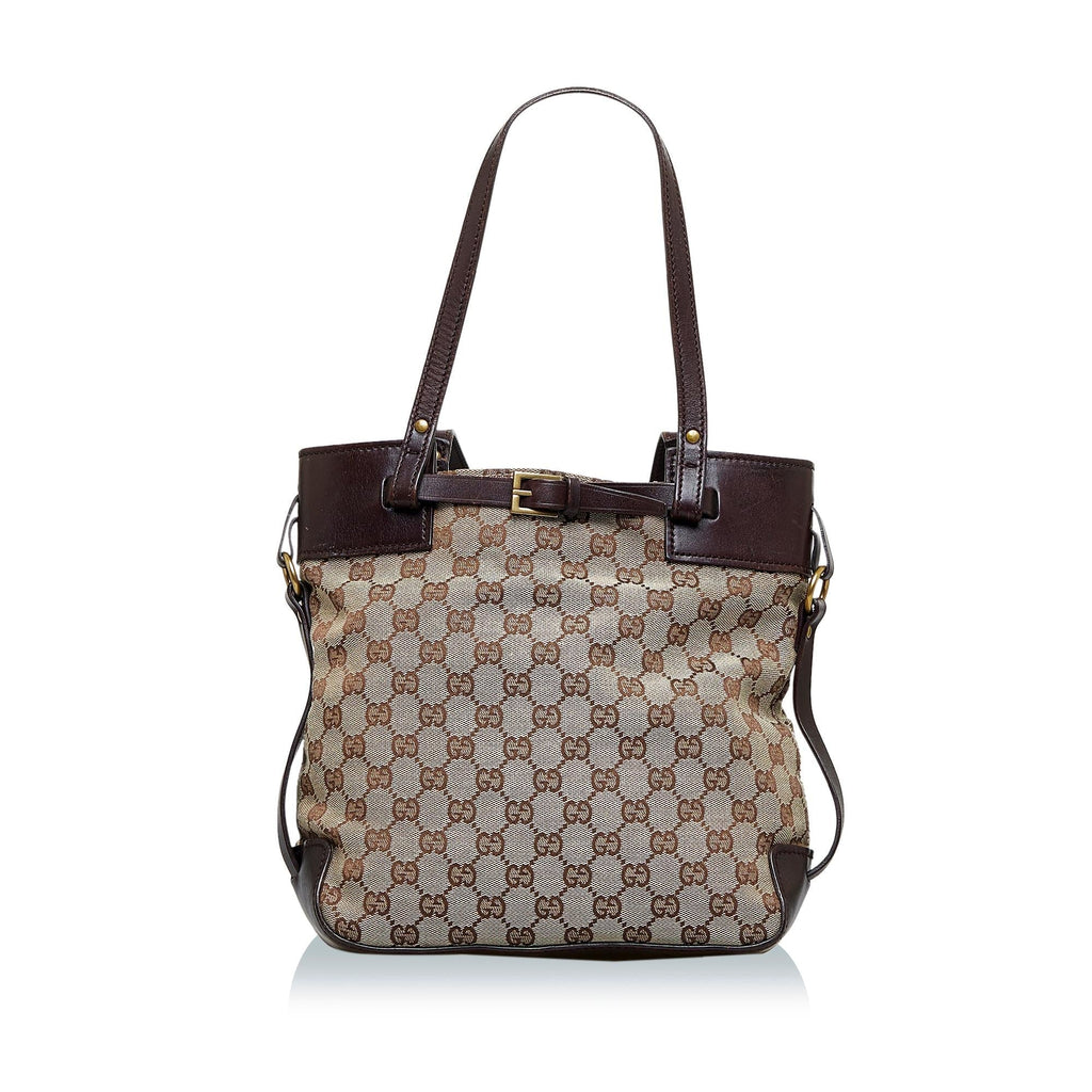 Gucci GG Canvas Tote (SHG-R0wmTt)