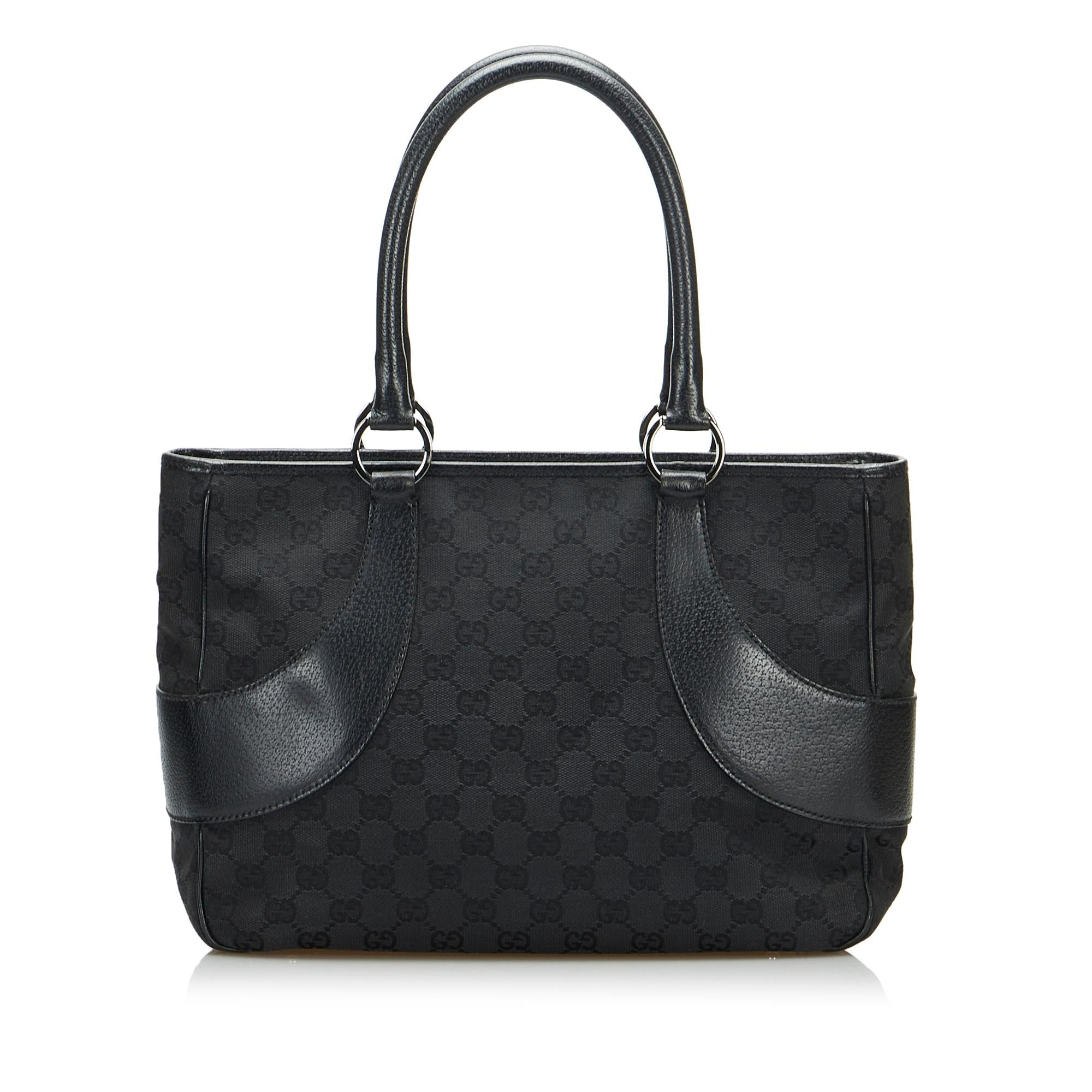 Gucci GG Canvas Tote (SHG-JFwITP)
