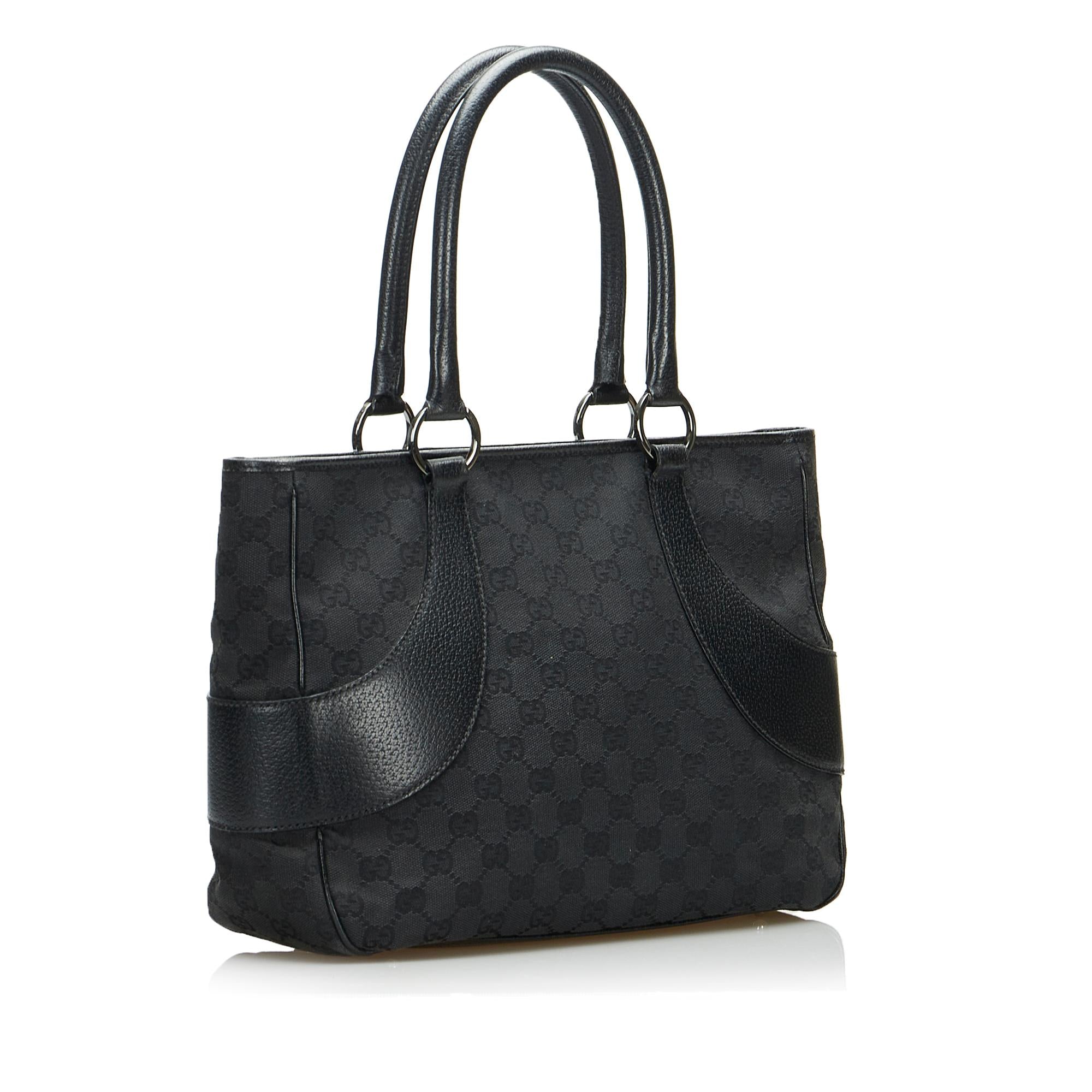 Gucci GG Canvas Tote (SHG-JFwITP)