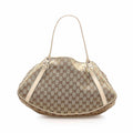 Gucci GG Canvas Twin Tote Bag (SHG-15368)