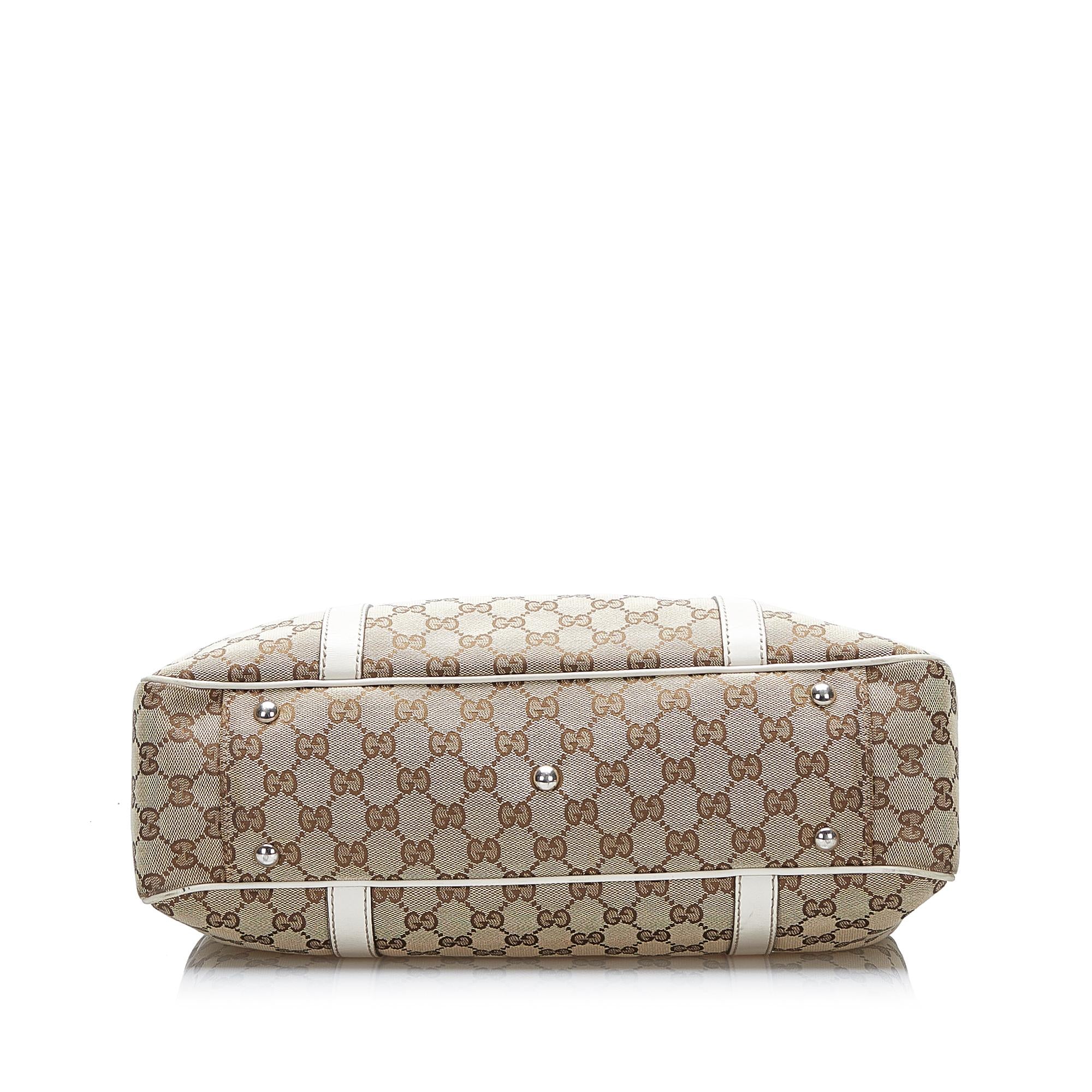 Gucci GG Canvas Twins Tote (SHG-gu3wR2)