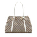 Gucci GG Canvas Twins Tote (SHG-gu3wR2)