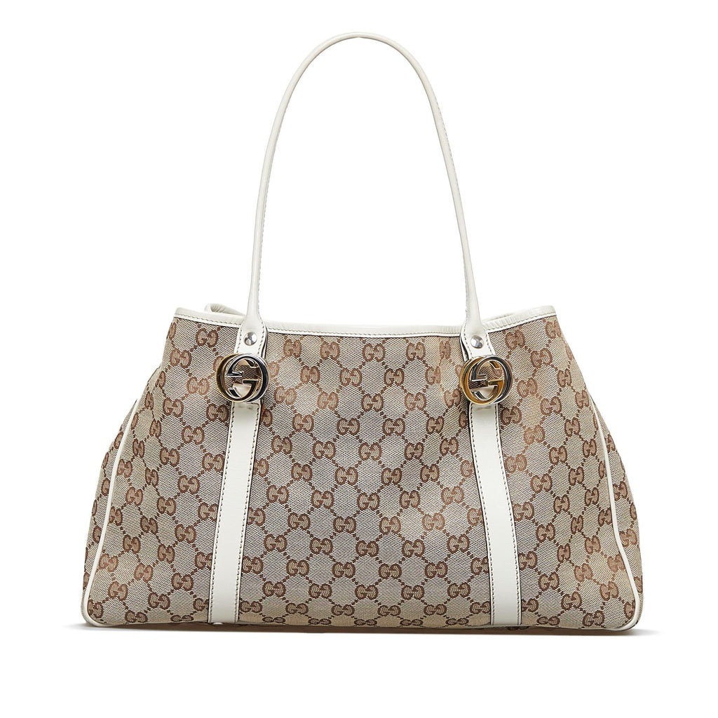 Gucci GG Canvas Twins Tote (SHG-04seb8)