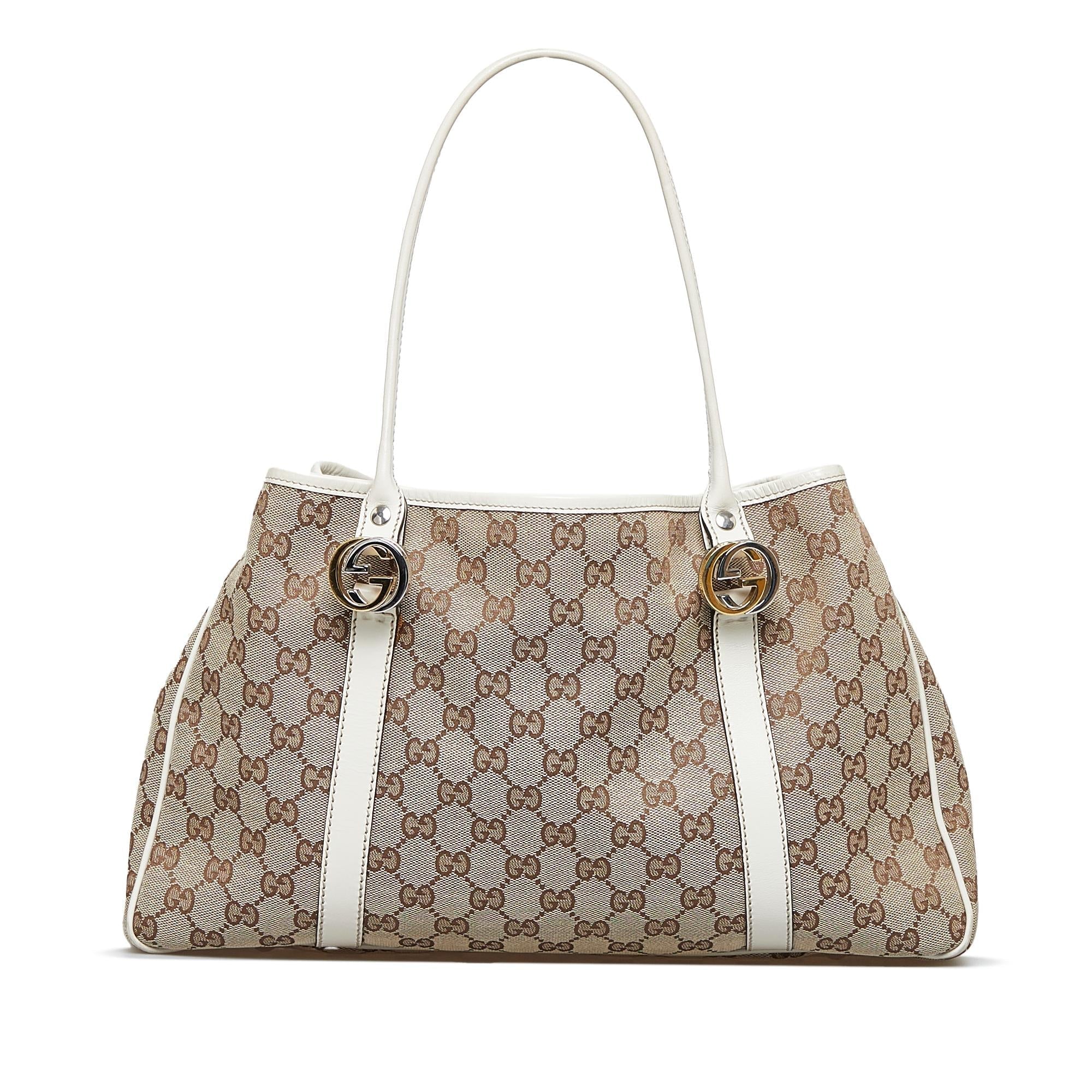 Gucci GG Canvas Twins Tote (SHG-04seb8)