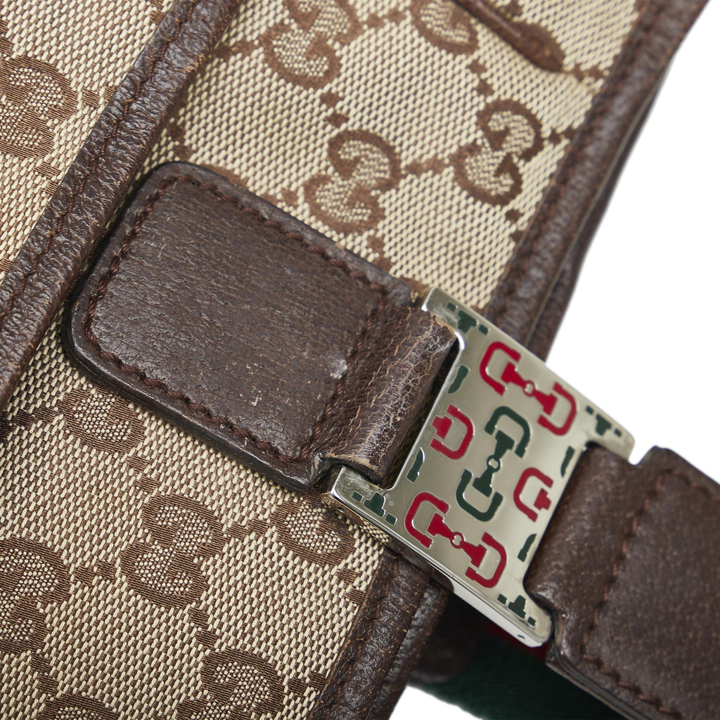 Gucci GG Canvas Web Pop Tote (SHG-Jsskew)