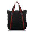 Gucci GG Canvas Web Tote Bag (SHG-20457)