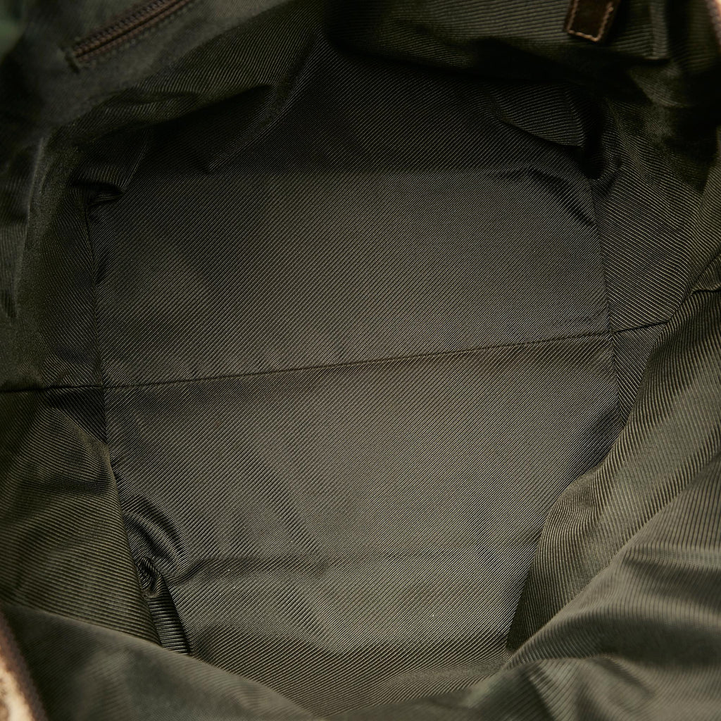 Gucci GG Canvas Web Tote (SHG-BPuGCO)