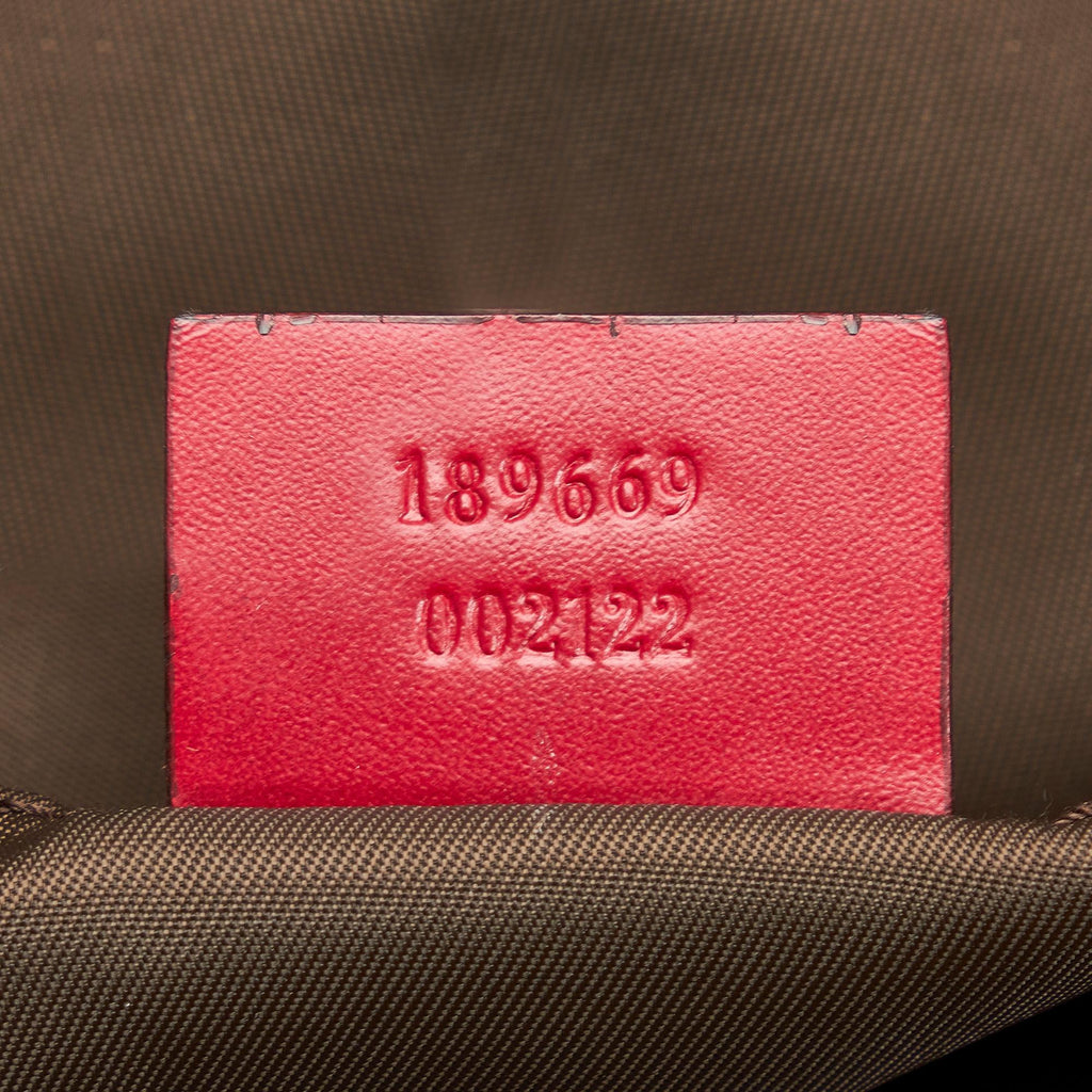 Gucci GG Canvas Web Tote (SHG-X8bRab)