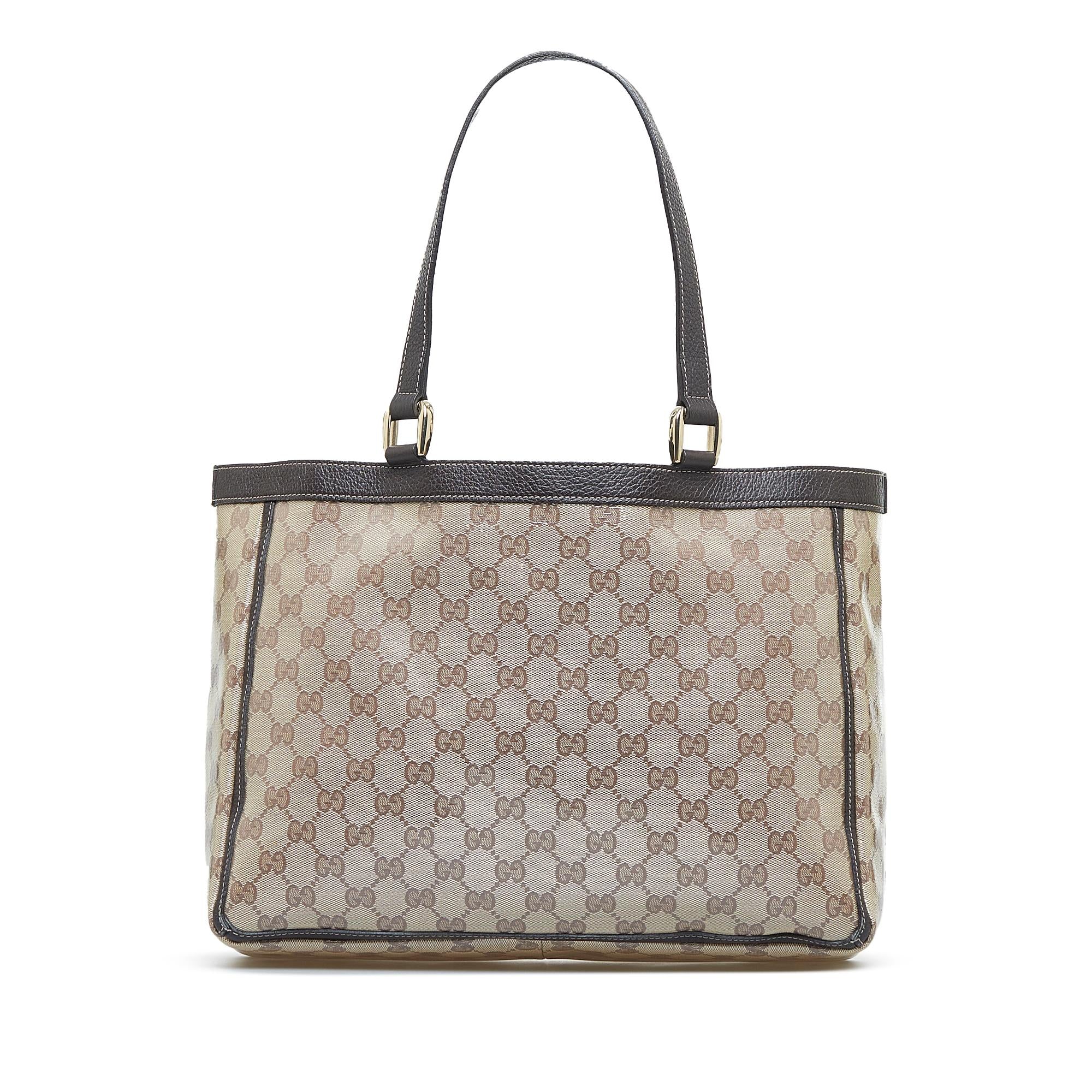 Gucci GG Crystal Abbey D-Ring Tote (SHG-0cYgsJ)