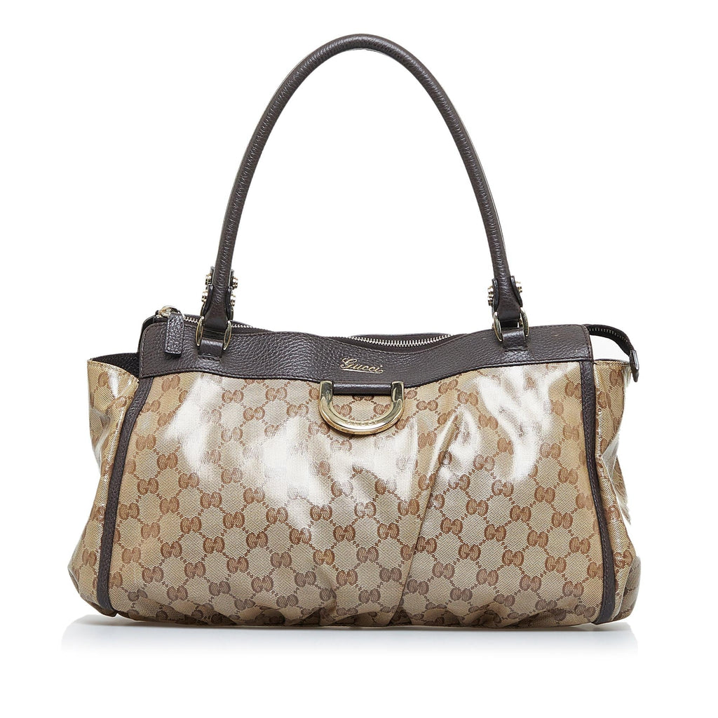 Gucci GG Crystal Abbey-D Ring Tote (SHG-kcgK09)