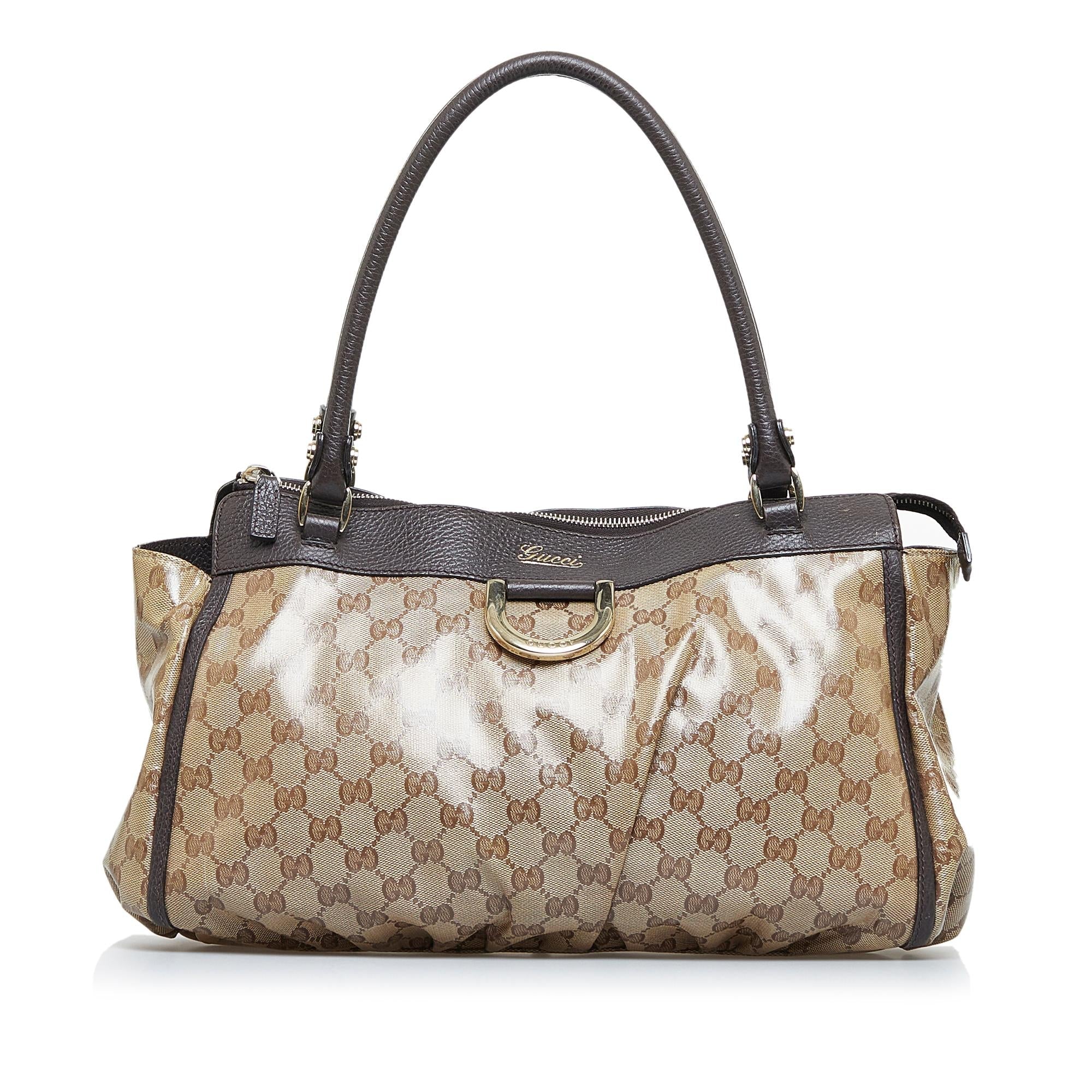 Gucci GG Crystal Abbey-D Ring Tote (SHG-kcgK09)