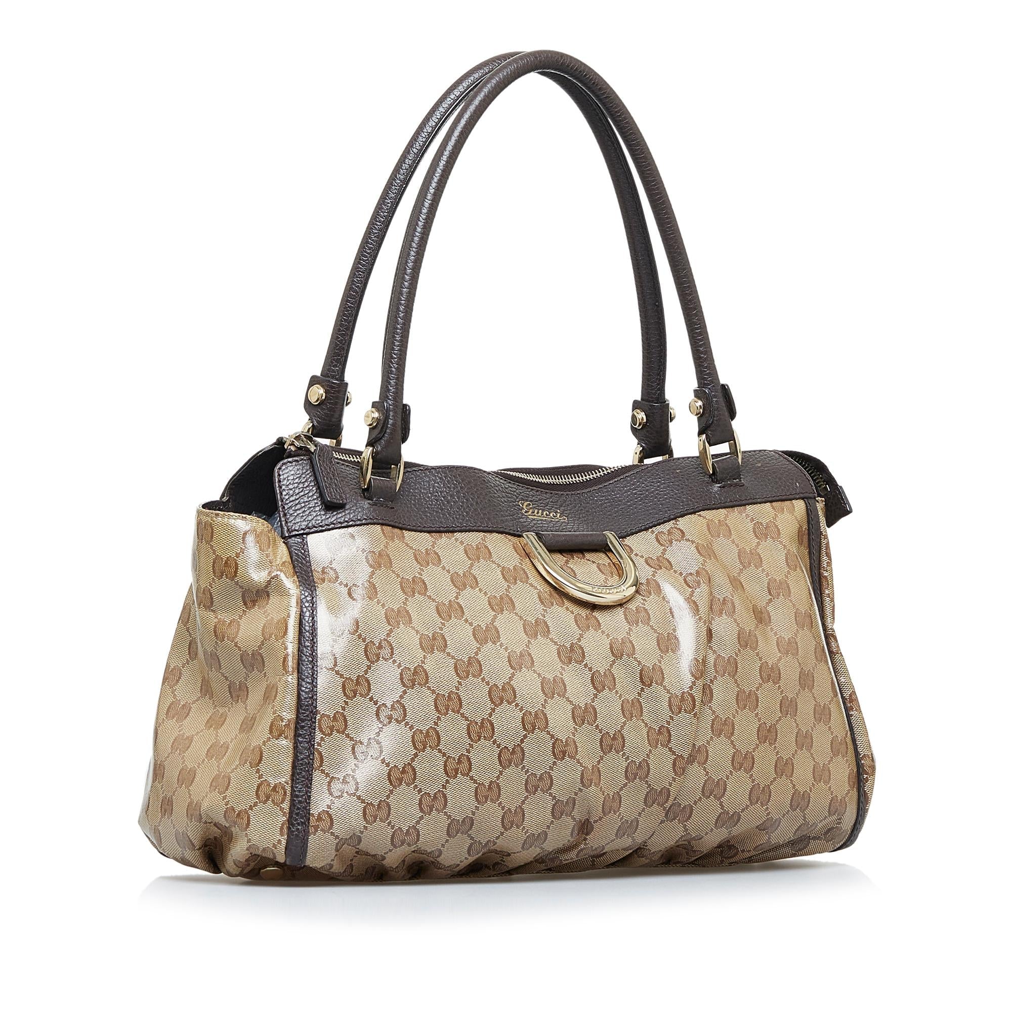 Gucci GG Crystal Abbey-D Ring Tote (SHG-kcgK09)