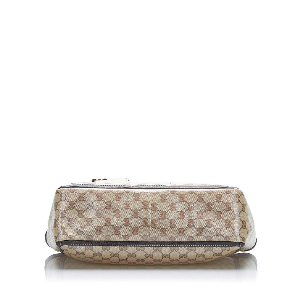 Gucci GG Crystal Abbey Pocket Tote Bag (SHG-HEx0Bk)