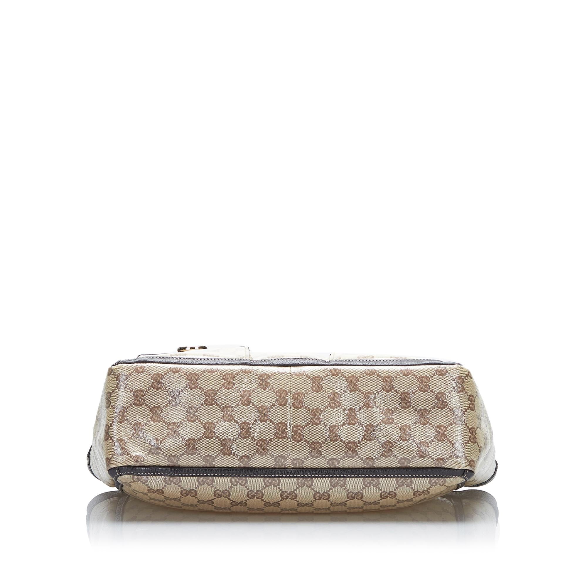 Gucci GG Crystal Abbey Pocket Tote Bag (SHG-HEx0Bk)