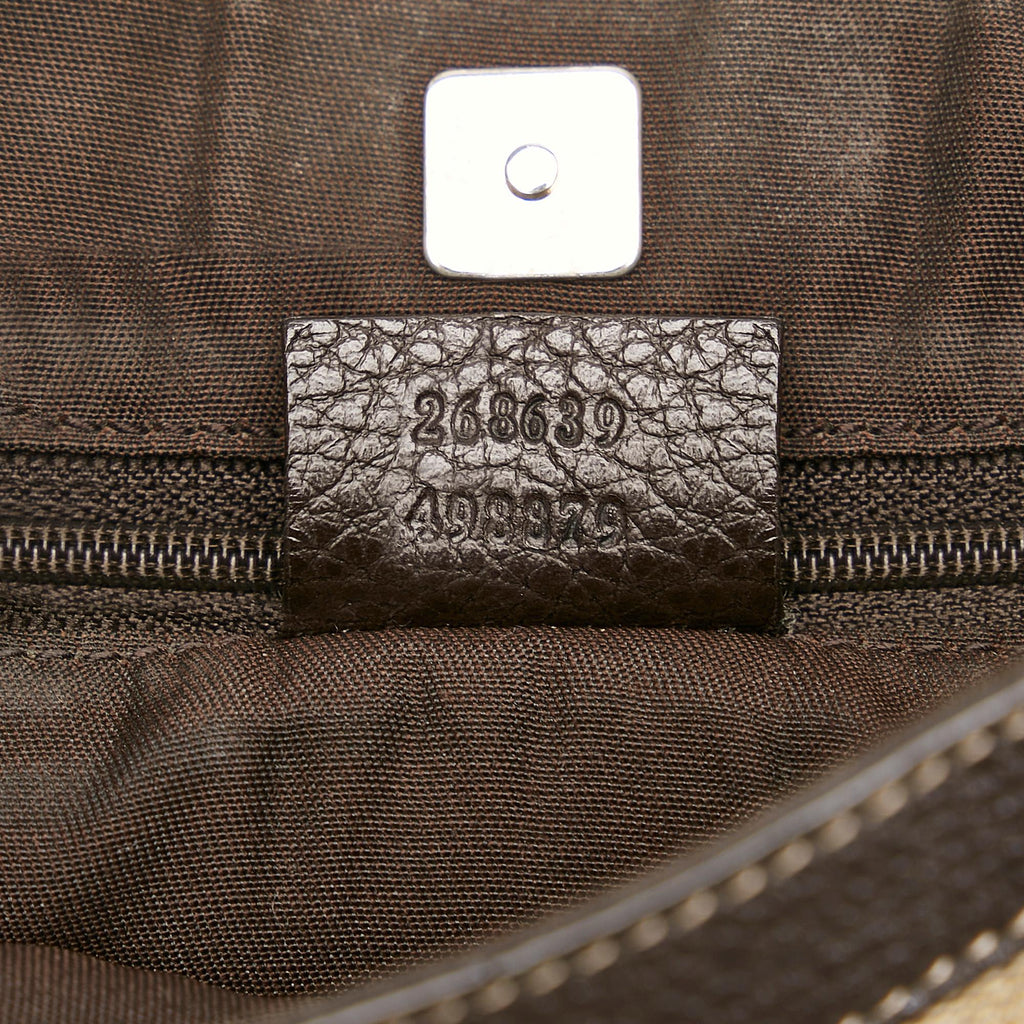 Gucci GG Crystal Abbey Pocket Tote Bag (SHG-HEx0Bk)