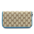 Gucci GG Guccissima Long Zip Around Organizer Wallet