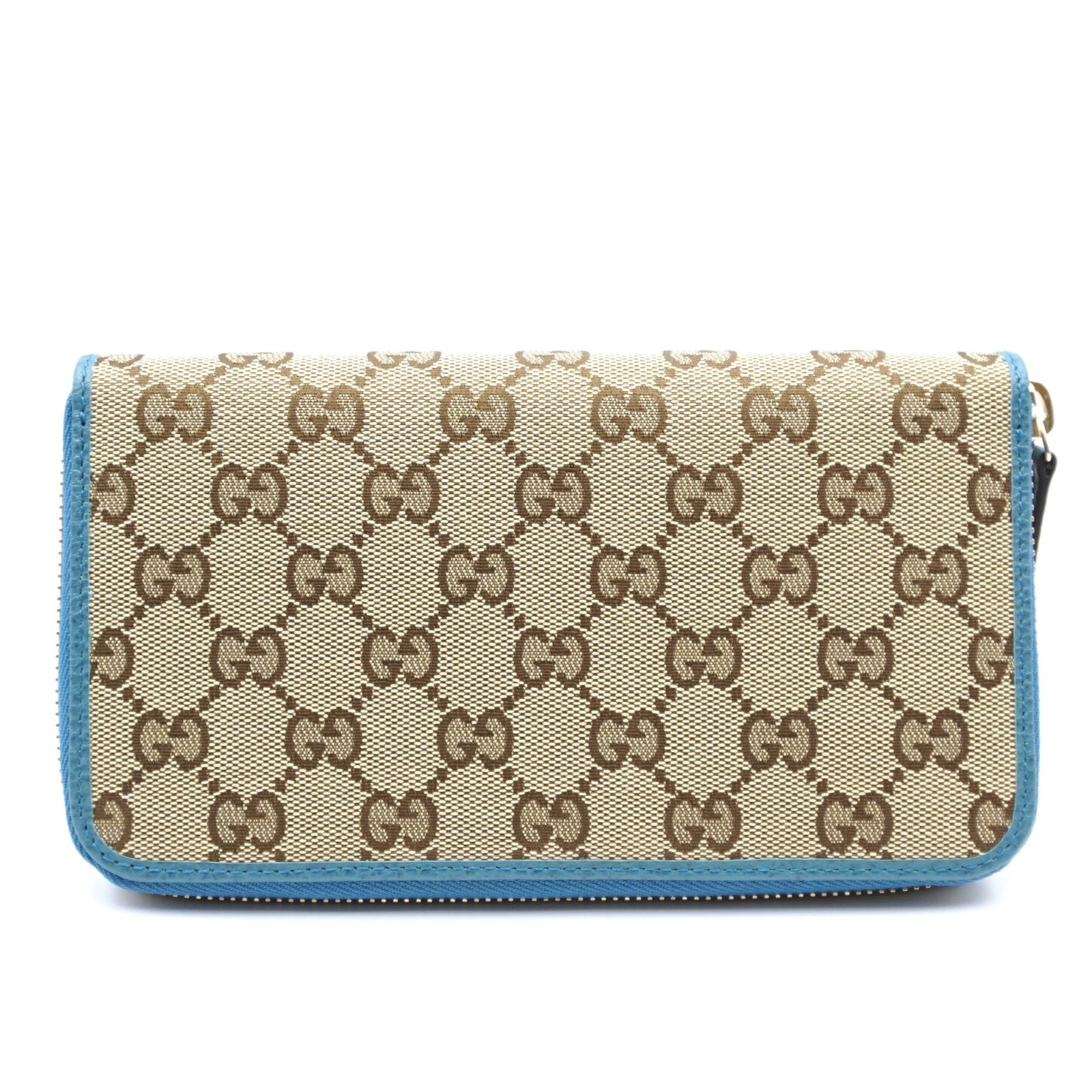 Gucci GG Guccissima Long Zip Around Organizer Wallet