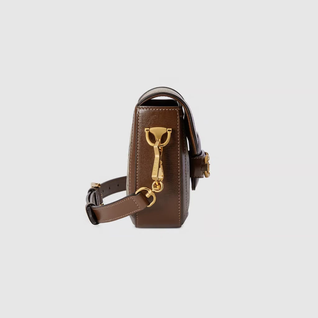 GUCCI GG HORSEBIT 1955 BAG WITH WEB STRAP