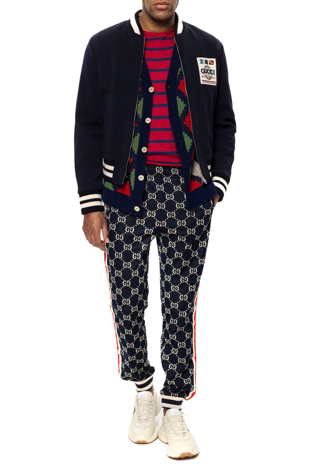 GUCCI GG JACQUARD TRACK PANTS
