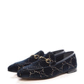 Gucci Velvet GG Jordaan Loafers