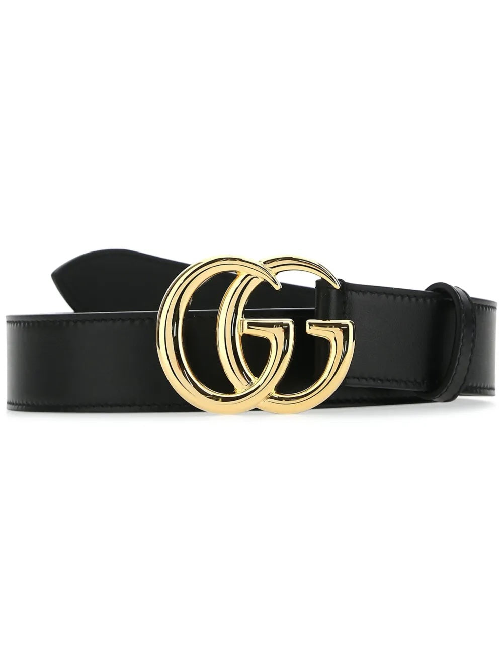 GUCCI GG MARMONT WIDE CALFSKIN LEATHER BELT