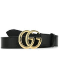 GUCCI GG MARMONT WIDE CALFSKIN LEATHER BELT
