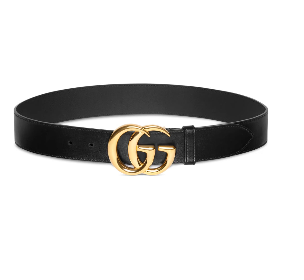GUCCI GG MARMONT WIDE CALFSKIN LEATHER BELT