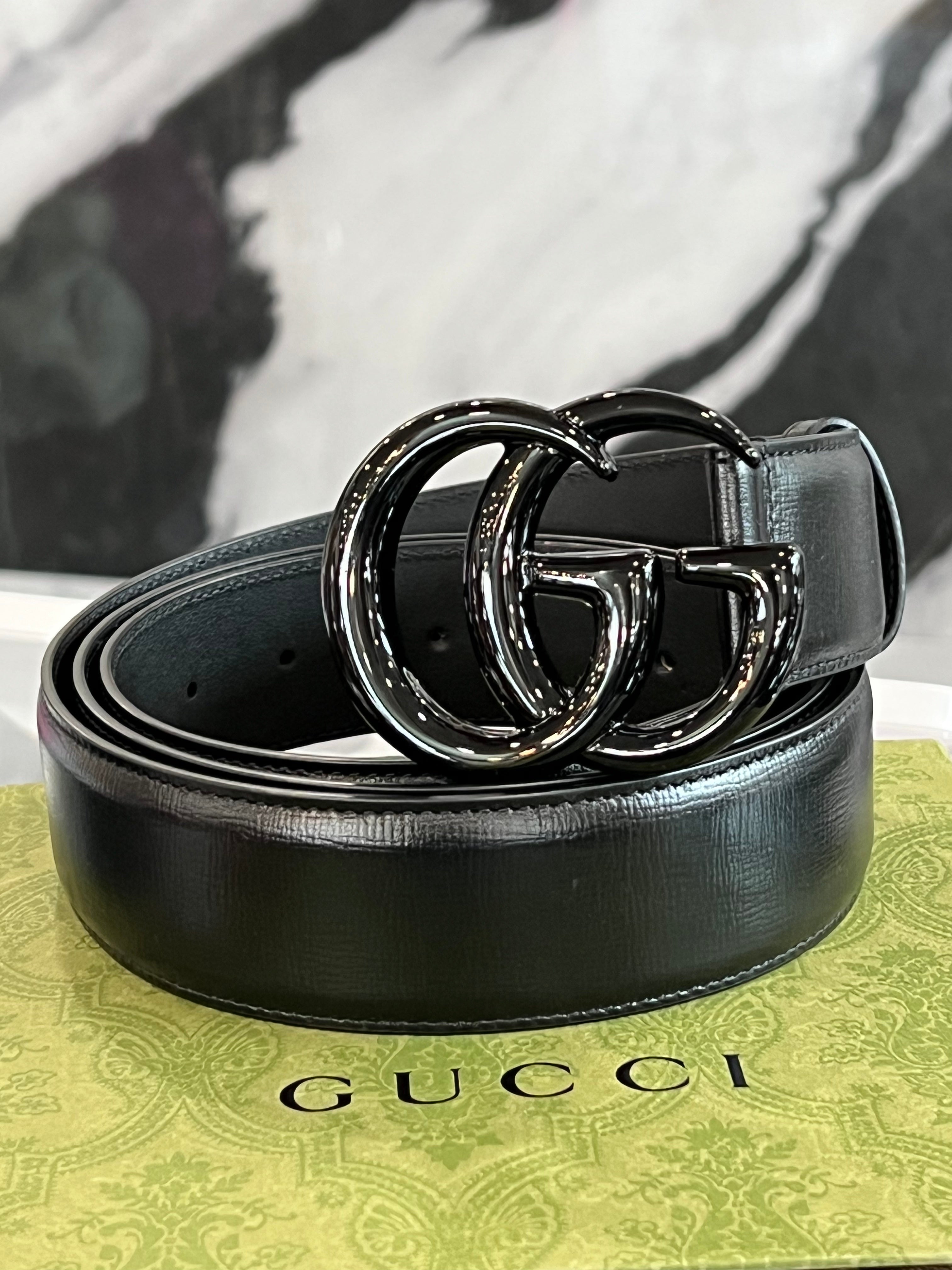 GUCCI GG MARMONT LEATHER BELT