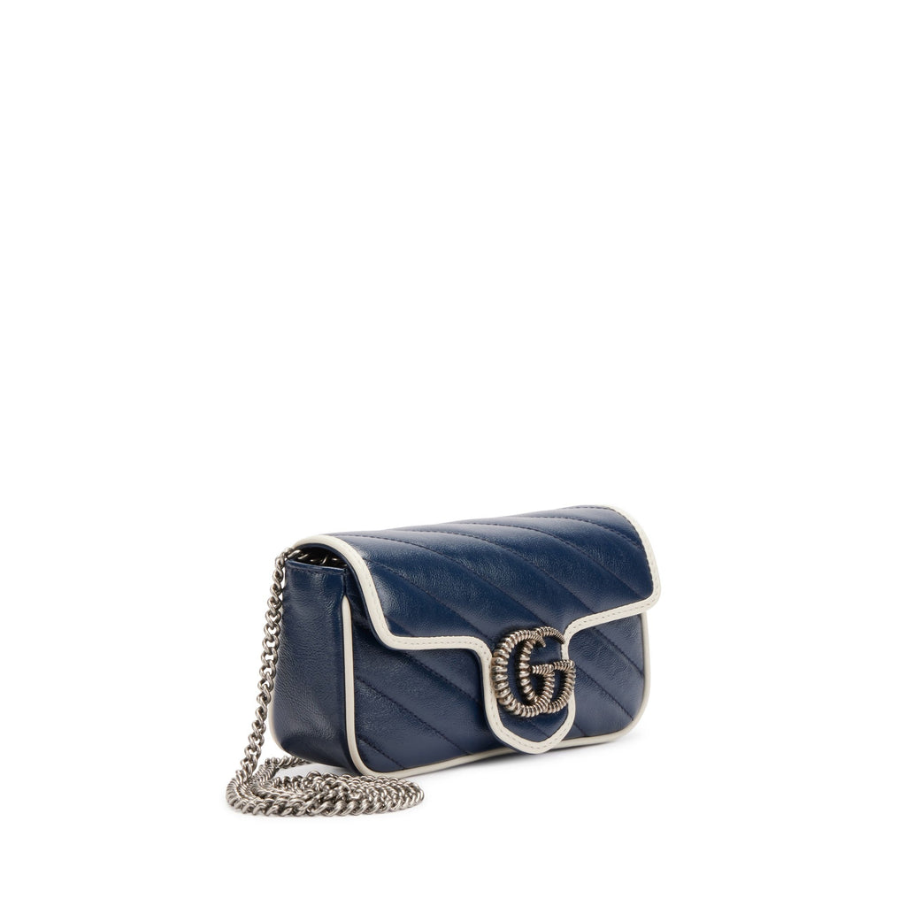 GUCCI GG MARMONT MINI CALFSKIN TORCHON BAG