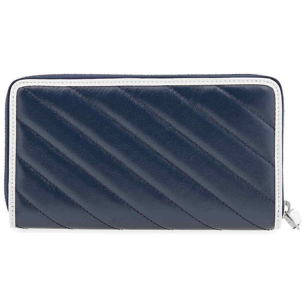 GUCCI GG MARMONT QUILTED LEATHER ZIP WALLET