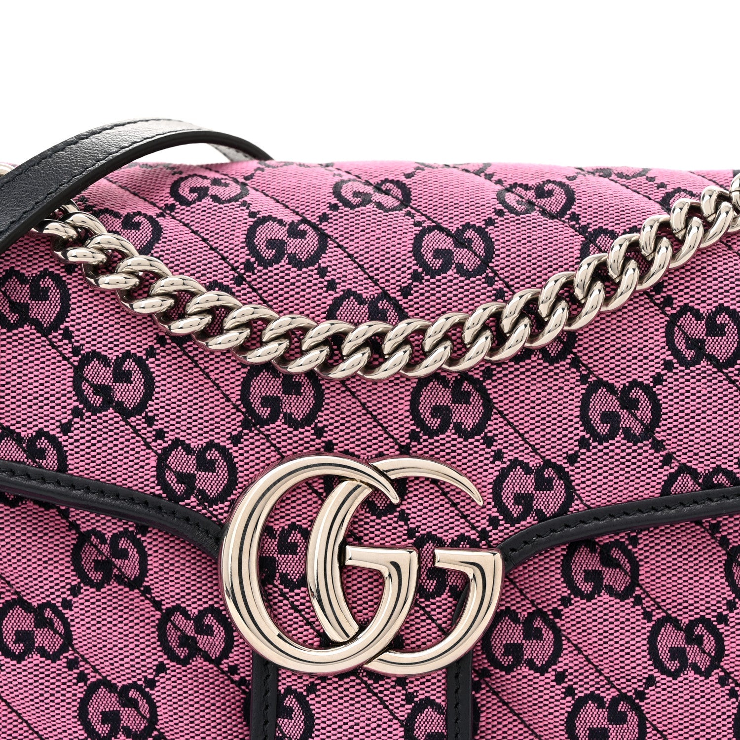 GUCCI GG MARMONT DIAGONAL MATELASSE SMALL SHOULDER BAG