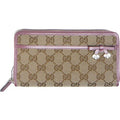 GUCCI GG MONOGRAM CANVAS ZIPPY WALLET