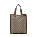 Gucci GG Plus Web Loop N/S Shopping Tote (SHF-13856)