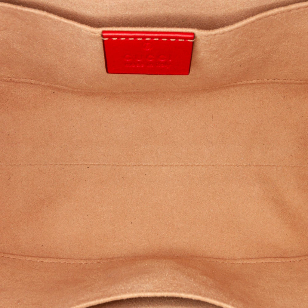 Gucci GG Supreme Apple Padlock Tote (SHG-iVKYxI)