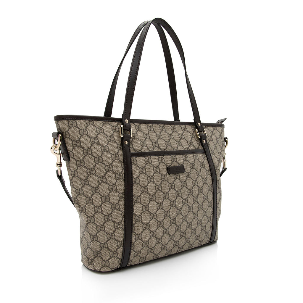 Gucci GG Supreme Convertible Tote (SHF-Y8E55b)