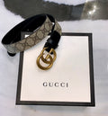 Gucci GG Supreme Monogram Marmont Kids Belt