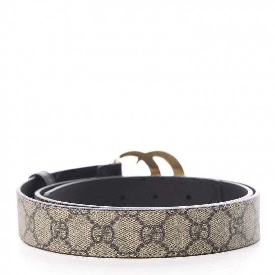 Gucci GG Supreme Monogram Marmont Kids Belt
