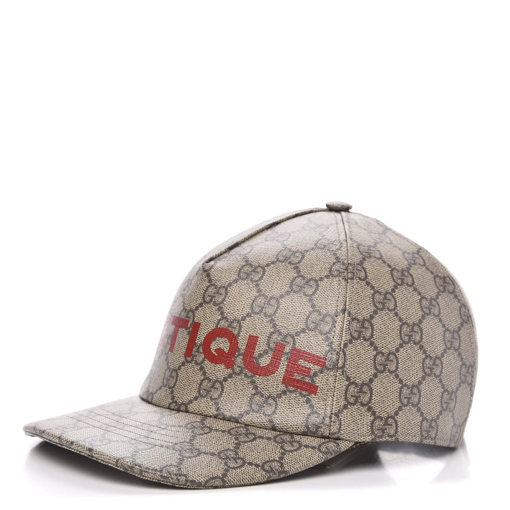 Gucci GG Supreme Monogram Boutique Print Baseball Hat