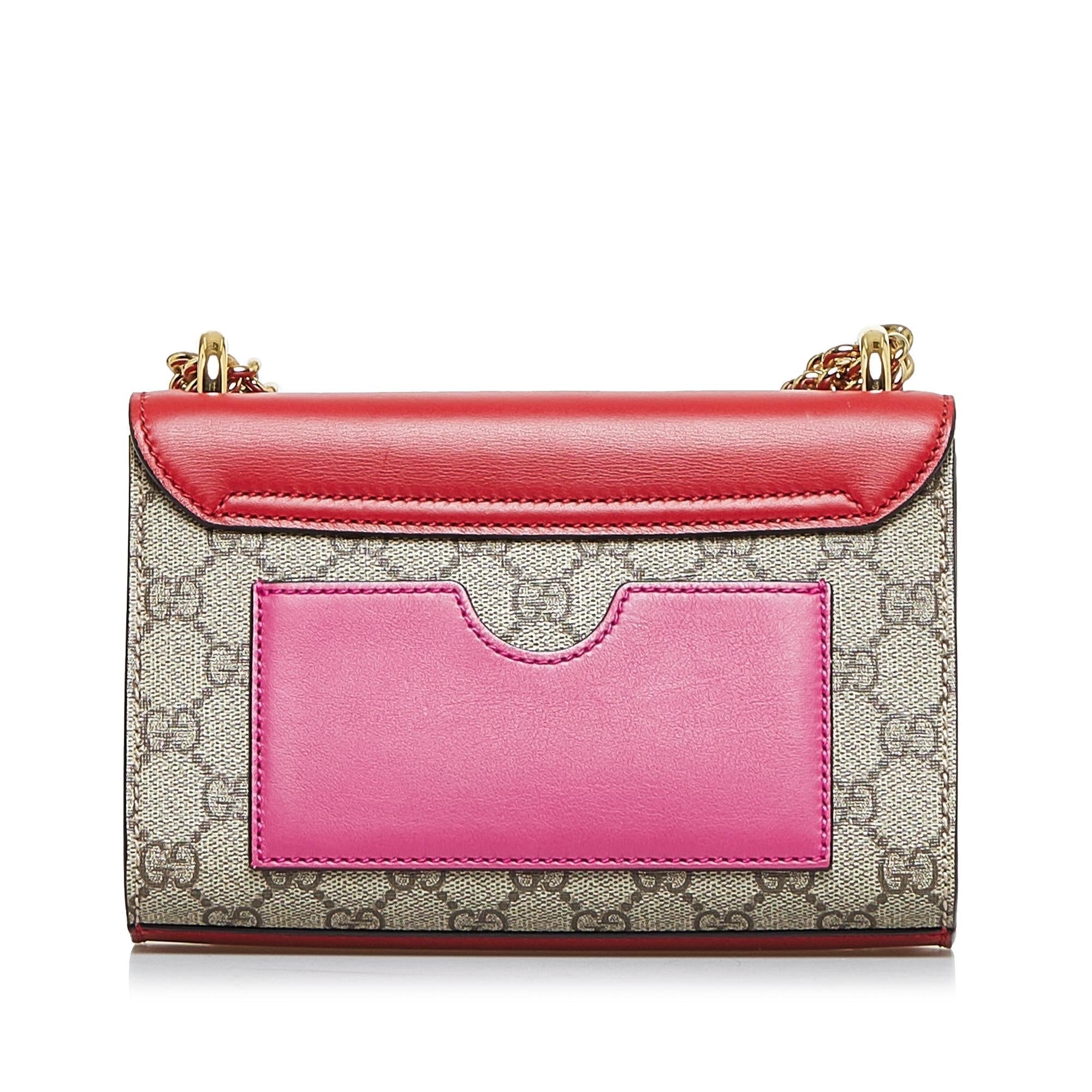 Gucci GG Supreme Padlock Shoulder Bag (SHG-vUf0Tt)