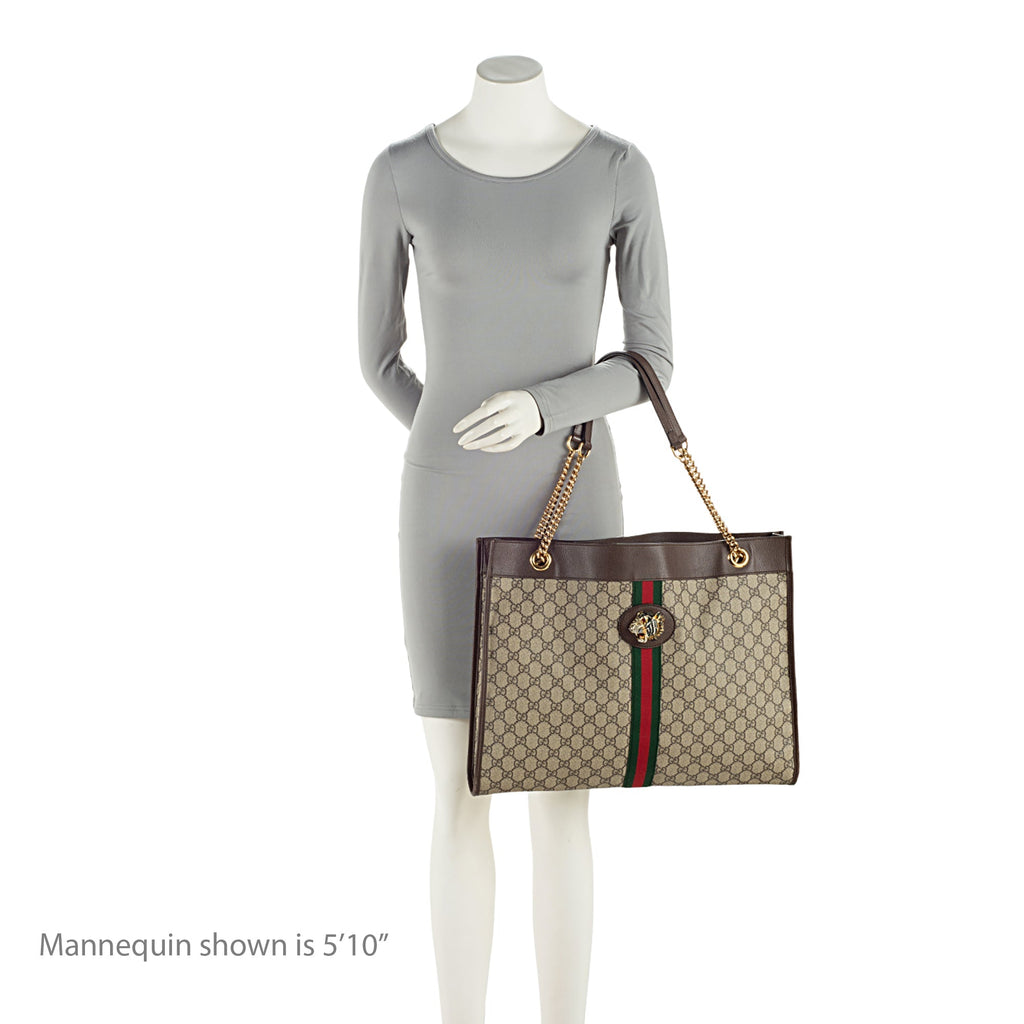 Gucci GG Supreme Rajah Large Tote (SHF-CkmY9Y)