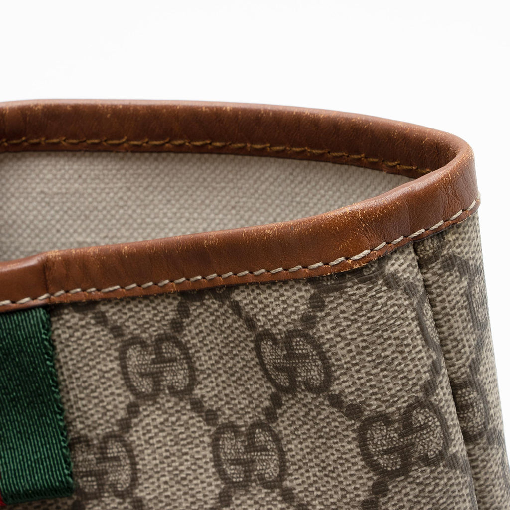 Gucci GG Supreme Signature Web Loop Medium Tote (SHF-ll8U5X)
