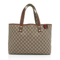 Gucci GG Supreme Signature Web Loop Medium Tote (SHF-ll8U5X)