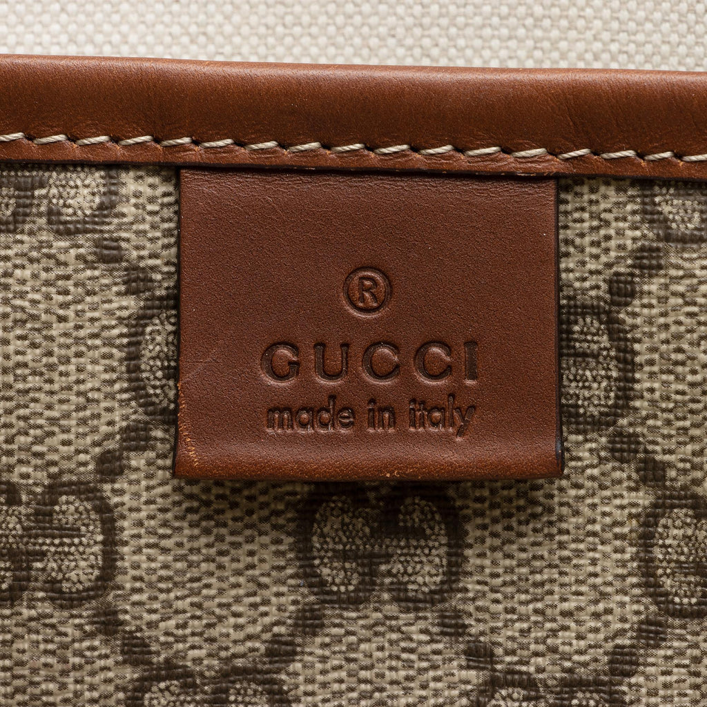 Gucci GG Supreme Signature Web Loop Medium Tote (SHF-ll8U5X)