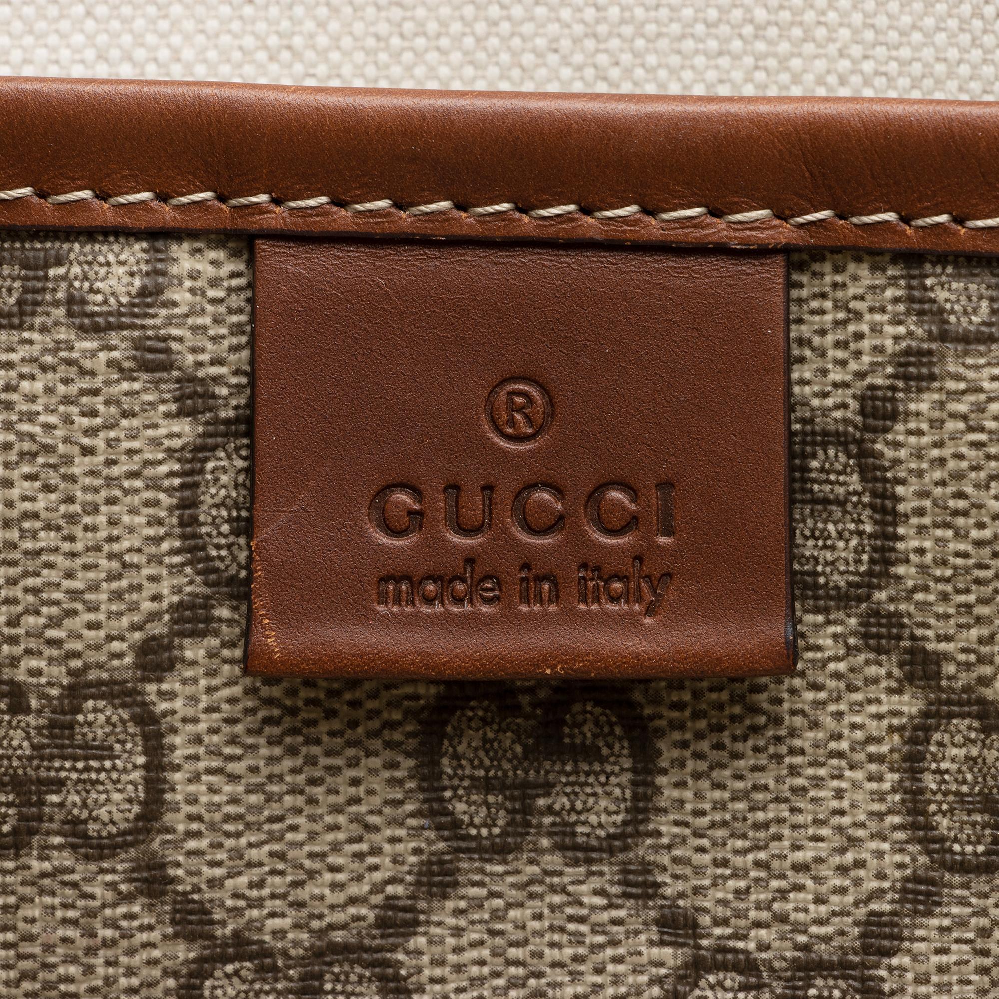 Gucci GG Supreme Signature Web Loop Medium Tote (SHF-ll8U5X)