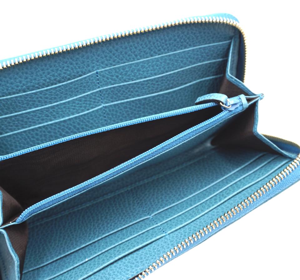 Gucci GG Logo Guccissima Long Zippy Organizer Wallet